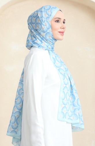 Karaca Soft Shawl 81063-11 water Green Baby Blue 81063-11