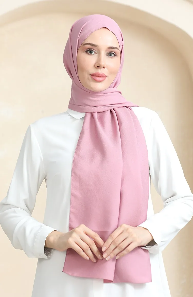 Châle Medina Soie Sable 81075-19 Rose Poudré Clair 81075-19