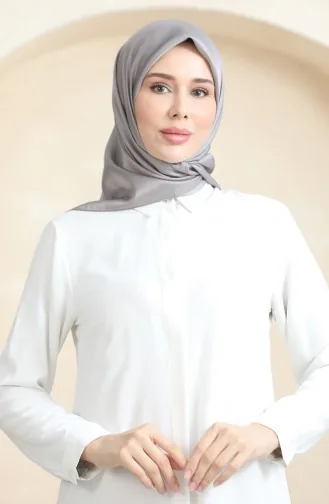 Schlichter Kristallschal 70252-05 Grau 70252-05