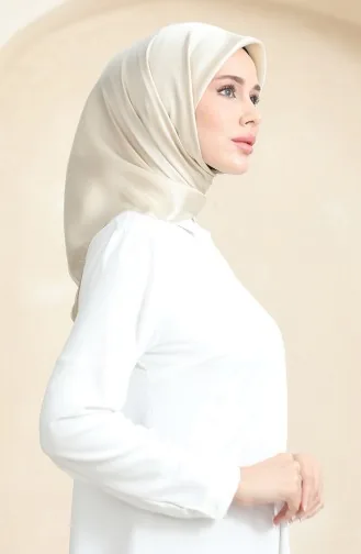 Schlichter Kristallschal 70252-16 Creme 70252-16