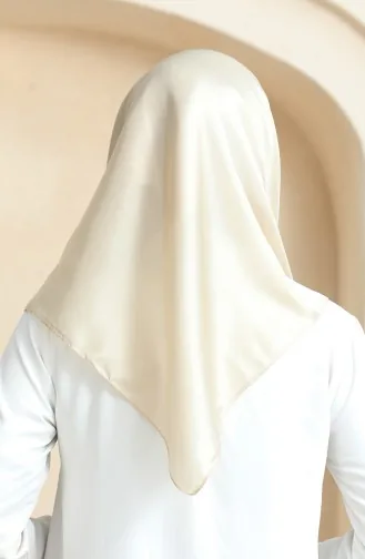 Schlichter Kristallschal 70252-16 Creme 70252-16