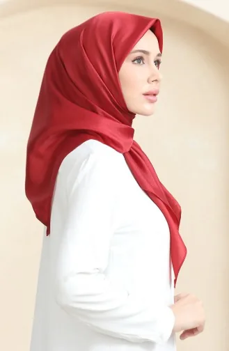 Schlichter Kristallschal 70252-25 Hellbordeauxrot 70252-25