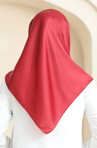 Schlichter Kristallschal 70252-25 Hellbordeauxrot 70252-25