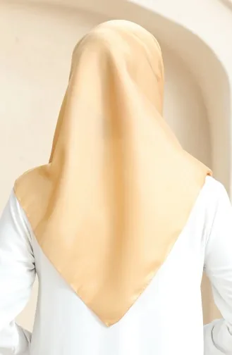 Schlichter Kristallschal 70252-26 Safranfarbe 70252-26