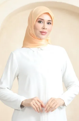 Düz Kristal Eşarp 70252-27 Kavuniçi