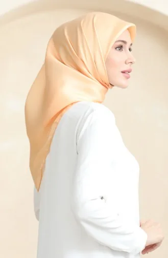 Düz Kristal Eşarp 70252-27 Kavuniçi