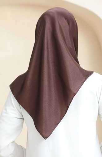 Plain Crystal Scarf 70252-28 Dark Coffee 70252-28