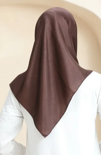 Schlichter Kristallschal 70252-28 Bitterbraun 70252-28