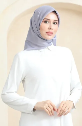 Plain Crystal Scarf 70252-30 Light Gray 70252-30