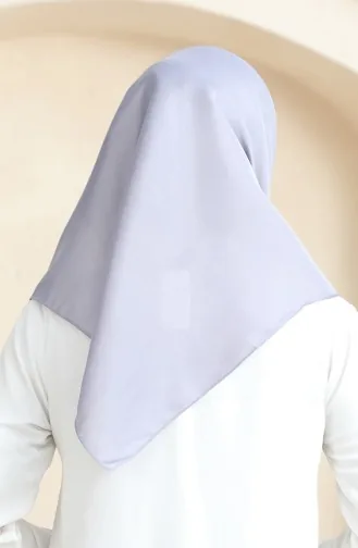 Plain Crystal Scarf 70252-30 Light Gray 70252-30
