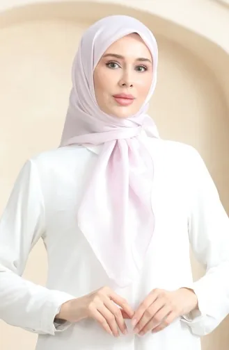 إيشارب سادة كريستال 70252-34 وردي فاتح 70252-34