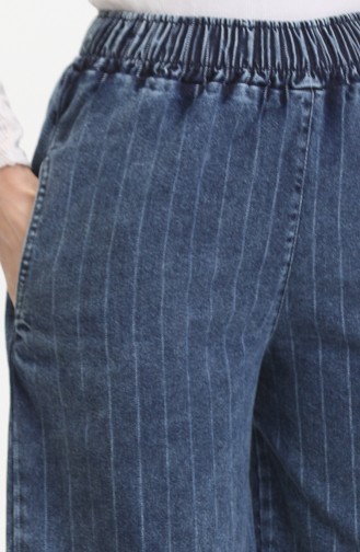 Elastic Waist Jeans 1793A-01 Blue 1793A-01