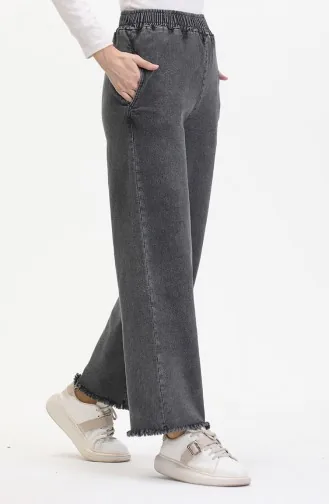 Elastic Waist Jeans 1793G-01 Anthracite 1793G-01