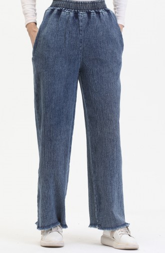 Elastic Waist Jeans 1793J-01 Blue 1793J-01