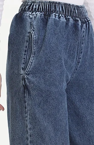 Pantalon Jeans Taille Elastique 1793L-01 Bleu 1793L-01