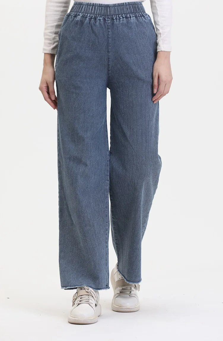 Jeanshose Mit Elastischem Bund 1793M-01 Blau 1793M-01
