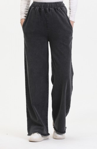 Elastic Waist Jeans 1793N-01 Anthracite 1793N-01
