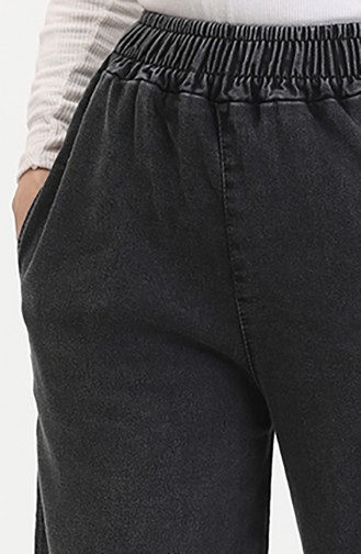 Elastic Waist Jeans 1793N-01 Anthracite 1793N-01