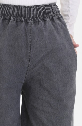 Elastic Waist Jeans 1793P-01 Smoke 1793P-01