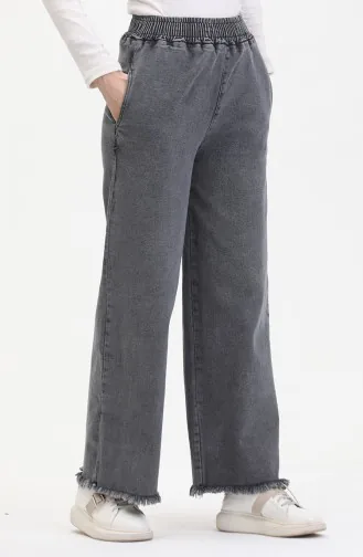 Jeanshose Mit Elastischem Bund 1793U-01 Geräuchert 1793U-01