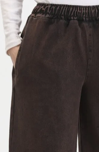 Jeanshose Mit Elastischem Bund 1793Z-01 Braun 1793Z-01