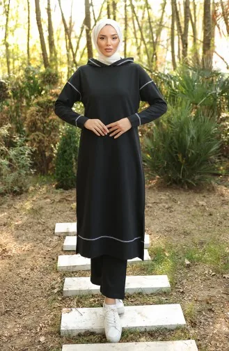 Double Tracksuit 3082-01 Black 3082-01