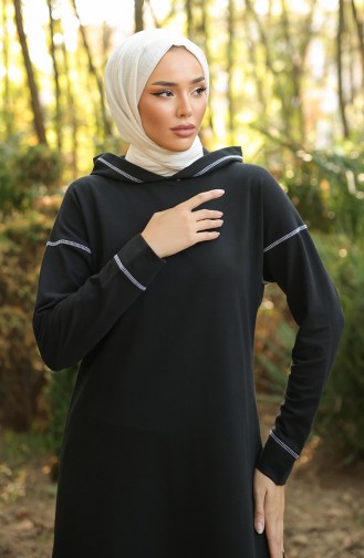 İkili Eşofman Takım 3082-01 Siyah