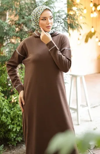 İkili Eşofman Takım 3082-02 Kahverengi