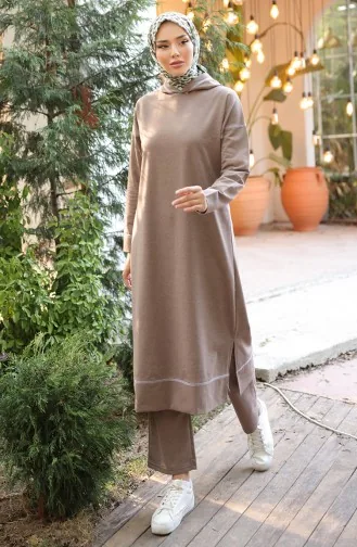 İkili Eşofman Takım 3082-03 Vizon