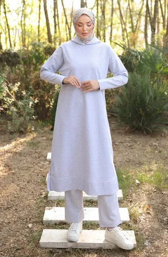 Dubbel Trainingspak 3082-04 Grijs 3082-04