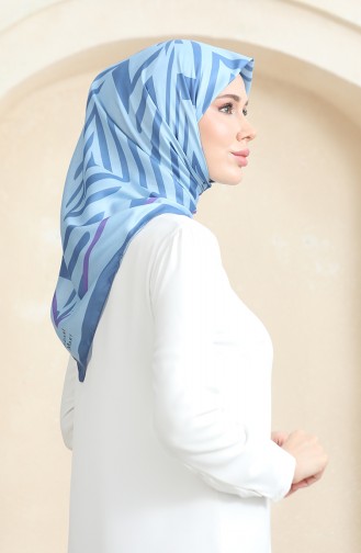 Echarpe Coton Doux 19092-05 Bleu Jean Indigo 19092-05