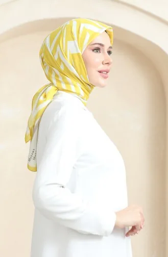 إيشارب سوفت قطن 19092-09 كريمي أصفر 19092-09