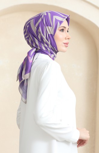 Soft Cotton Scarf 19092-13 Mink Purple 19092-13