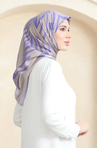 Weicher Baumwollschal 19092-16 Nerzflieder 19092-16