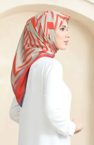 Echarpe Coton Doux 19092-18 Beige Orange 19092-18