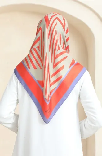 Echarpe Coton Doux 19092-18 Beige Orange 19092-18