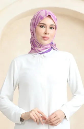 Zachte Katoenen Sjaal 19092-21 Poederroze 19092-21