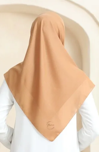 Düz Eşarp PRS-SSBWL-07 Koyu Bej