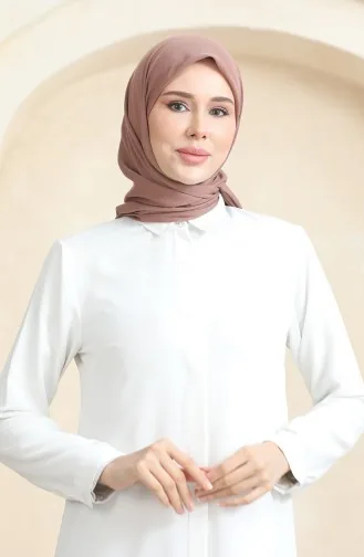 Düz Eşarp PRS-SSBWL-08 Koyu Vizon