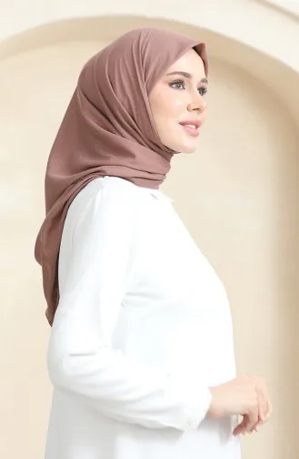 Düz Eşarp PRS-SSBWL-08 Koyu Vizon