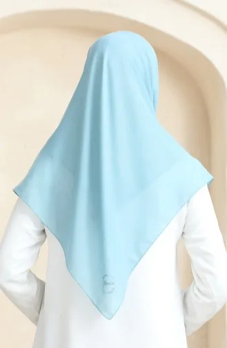 Einfarbiger Schal PRS-SSBWL-09 Cyan 09