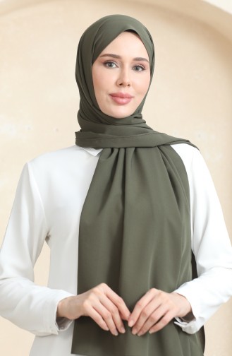 Châle Crêpe Uni 81077-02 Khaki 81077-02