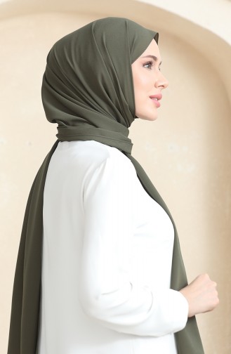 Châle Crêpe Uni 81077-02 Khaki 81077-02