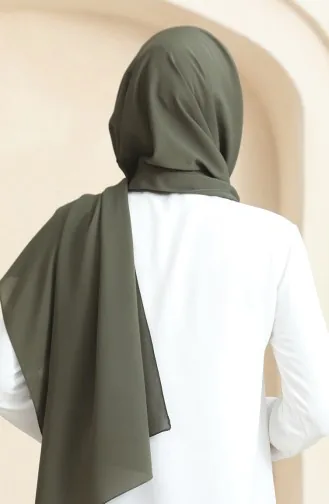 Châle Crêpe Uni 81077-02 Khaki 81077-02