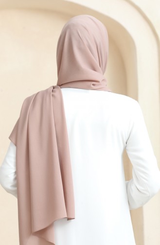 Châle Crêpe Uni 81077-03 Marron Clair 81077-03