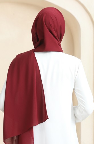 Châle Crêpe Uni 81077-04 Rouge Claret 81077-04