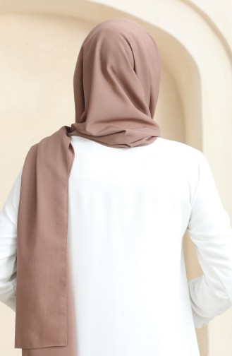 Châle Crêpe Uni 81077-09 Marron 81077-09