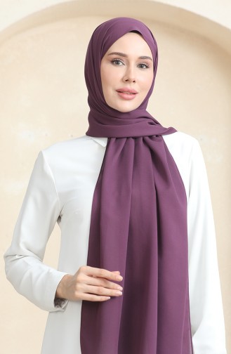 Châle Crêpe Uni 81077-11 Prune 81077-11