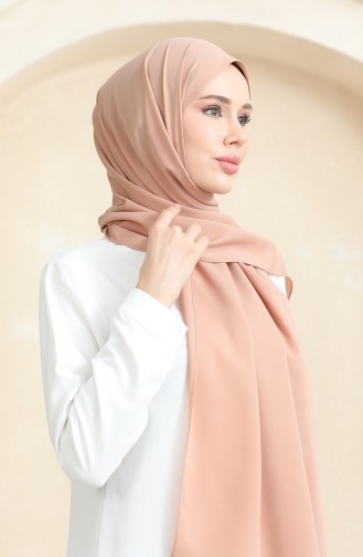 شال كريب سادة 81077-17 بيج 81077-17