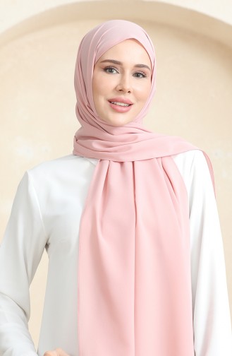 Châle Crêpe Uni 81077-18 Poudre 81077-18